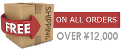 FREE shipping on all orders over 10,000yen