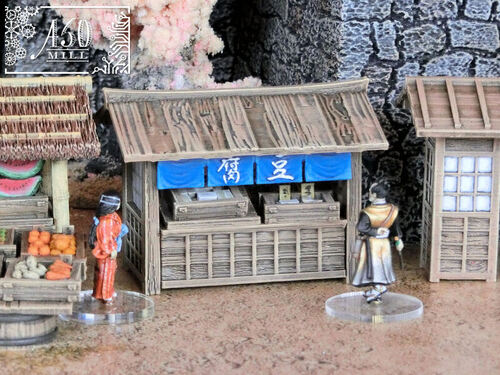 Tofu market stall PAINTED