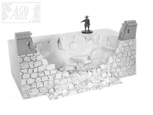 Castle wall (ruined)